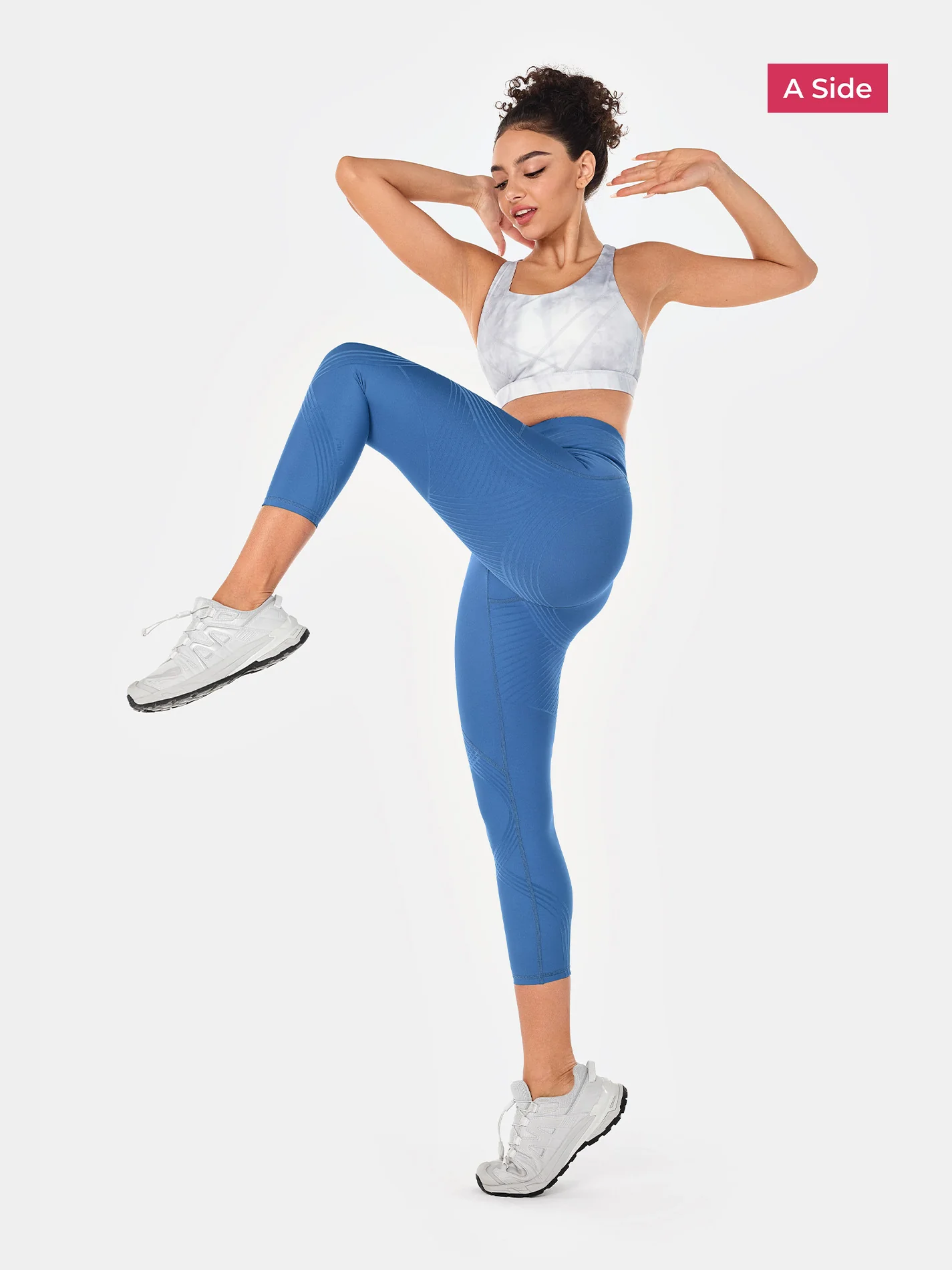 Body Sculpt Side Pocket 7/8 Leggings 2.0 (Reversible Wear) - Image 7