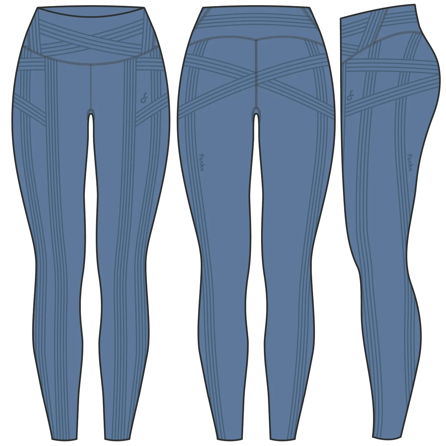 PowerBand Resistance Leggings (Reversible Wear) - Image 62